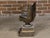 Brass English Regency Style Coal Burner Fireplace Urn Grate with Brass Volutes For Sale - Image 8 of 12