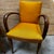 Vintage Bridge Chairs in Mustard Fabric, 1940s, Set of 2 For Sale - Image 14 of 17