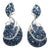 39.67 Ct Natural Sapphire & Diamond Dangle Earrings - 2 Pieces For Sale