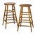Wood Vintage 1940s Pair of (2) 29.25" Tall Wood Artist Studio Stools For Sale - Image 7 of 18