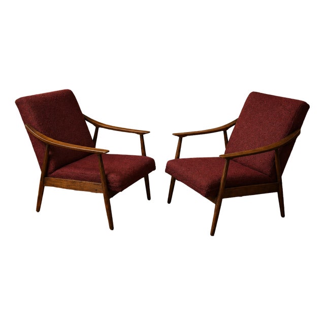 Mid-Century Armchairs from TON, Czech Republic, 1960s, Set of 2 For Sale