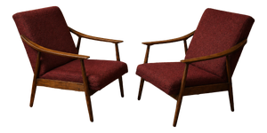 Mid-Century Armchairs from TON, Czech Republic, 1960s, Set of 2
