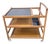 Danish Serving Trolley in Oak and Resopal from Dyrlund, 1960s-1970s For Sale