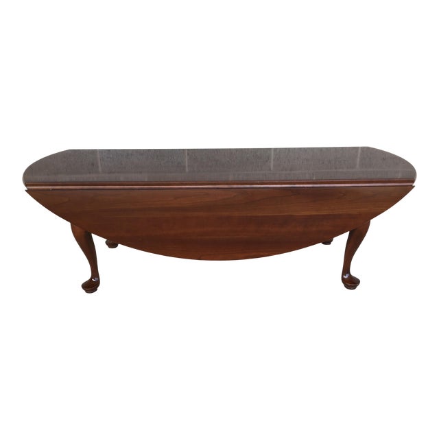 Stickley Cherry Valley Queen Anne Drop Leaf Coffee Table ...