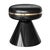 Art Deco "Coraggioso" Ottoman & Pouf With Stainless Steel and Bronze Details For Sale - Image 3 of 5