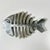 1980s 1980s Vintage Coastal Boho Chic Trompe L’Oeil Style Aluminum Fish Trivet For Sale - Image 5 of 13