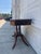 Traditional Mid 20th Century Federal Revival Mahogany Lyre Base Flip Top Games Table For Sale - Image 3 of 11