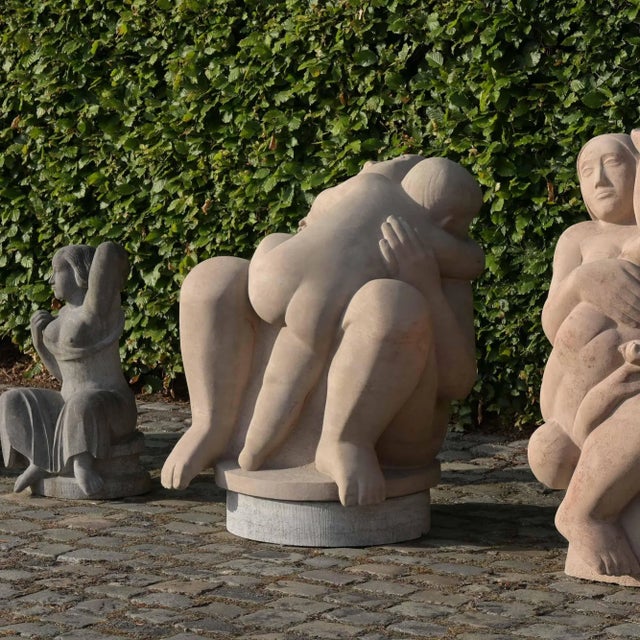 Stone Statue by Jan Keustermans, 1980s For Sale - Image 6 of 13