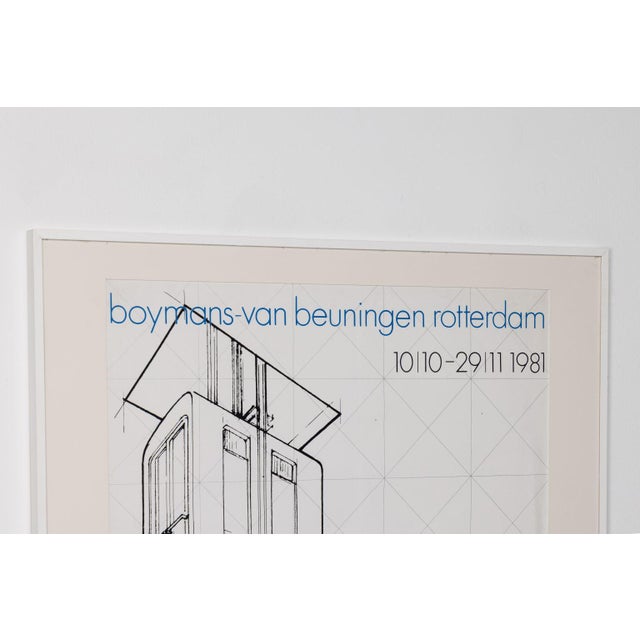Booijmans Van Beuningen Exhibition Poster by Jean Prouvé, 1981 For Sale - Image 6 of 13