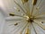 Mid Century Modern Brushed Brass Sputnik Chandelier | Starburst Pendant Light Fixture | Modern Chandelier | For Sale - Image 6 of 9