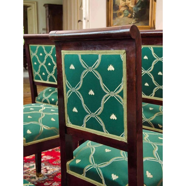 2000 - 2009 Empire Chairs and Armchairs, Set of 8 For Sale - Image 5 of 10