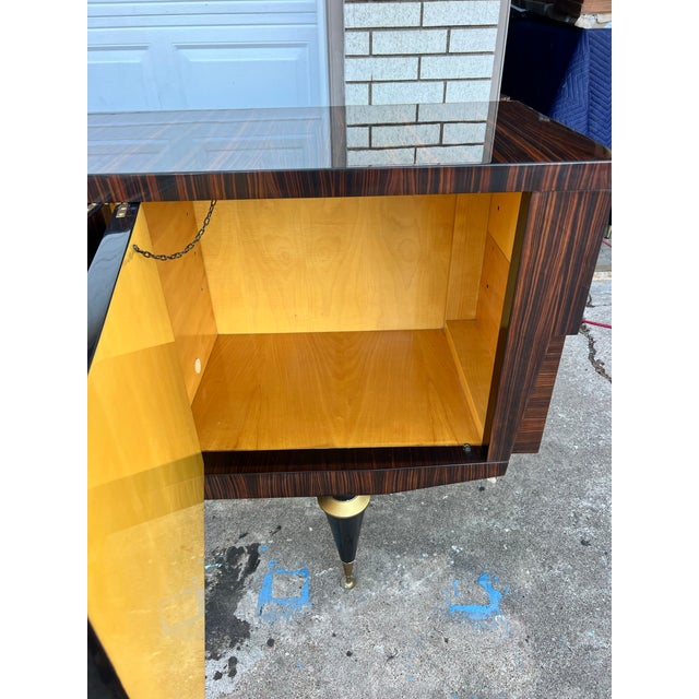French Art Deco 1930's Macassar Ebony Sideboard For Sale - Image 12 of 12