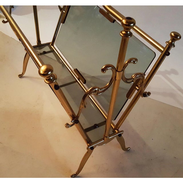 French Vintage Maison Bagues Magazine Rack For Sale - Image 3 of 5