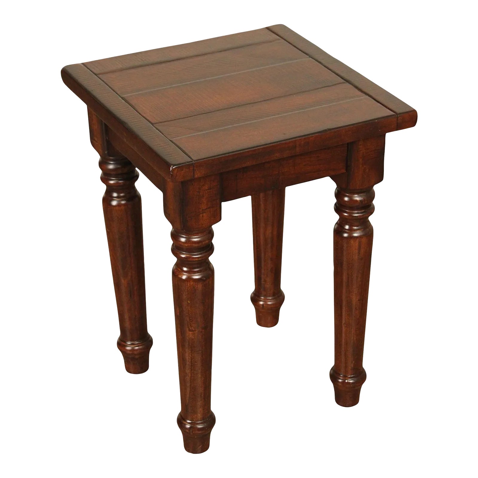 Pottery Barn English Traditional Style Square Top Side Table Chairish