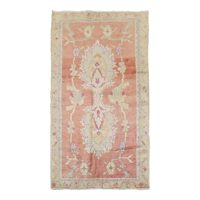 Vintage Anatolian Scatter Rug - 2'10" x 4'11" For Sale