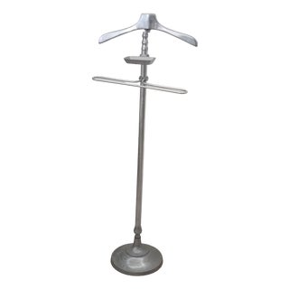 Chrome-Plated Metal Valet Stand, France, 1960s For Sale