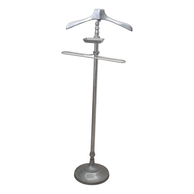 Chrome-Plated Metal Valet Stand, France, 1960s For Sale