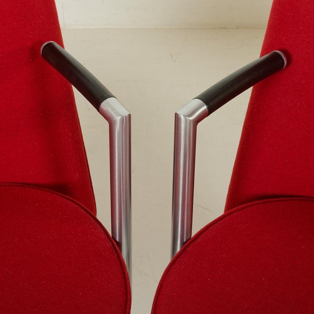 Partner Chairs by J. Foersom & P. ​​Hiort-Lorenzen for Erik Jørgensen, Denmark, 1970s, Set of 4 For Sale - Image 17 of 18