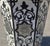 White and Black Moroccan Hand-Painted Accent Table For Sale - Image 4 of 6