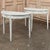 Wood Pair of 19th Century French Directoire Whitewashed Oak Demi Lune Consoles For Sale - Image 7 of 18
