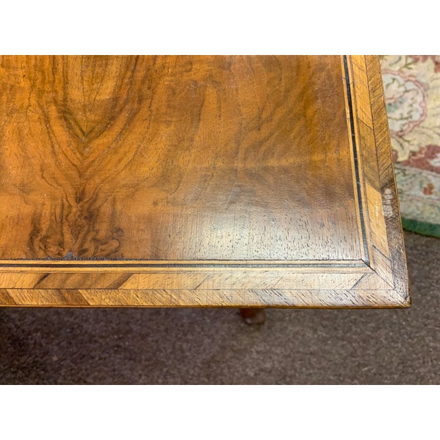 Wood 19th Century Queen Anne Style Side Table For Sale - Image 7 of 16