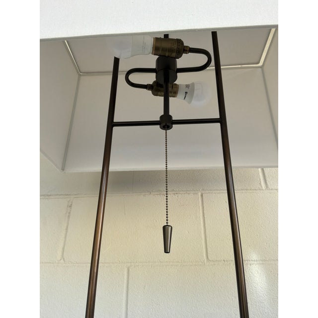 Wood Arteriors Foundry Floor Lamp For Sale - Image 7 of 8