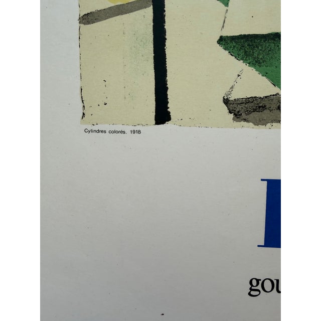 1970s Fernand Léger (1881–1955), Gouaches, Aquarelles + Dessins, Original French Exhibition Poster For Sale - Image 5 of 9