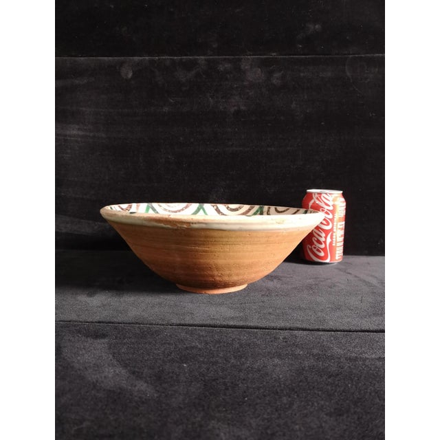 Spanish Ceramic Folk Art Bowl, 1880s For Sale - Image 12 of 15