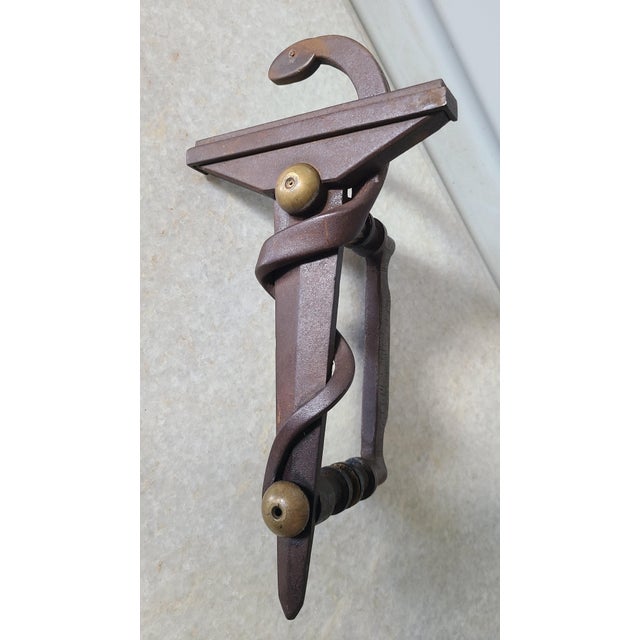 1930s Art Deco Pharmacy Door Handle, 1930s For Sale - Image 5 of 5