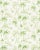 Contemporary Sample - Schumacher Arita Floral Wallpaper in Leaf For Sale - Image 3 of 3