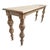 Washed Ball Leg Console Table For Sale - Image 4 of 8