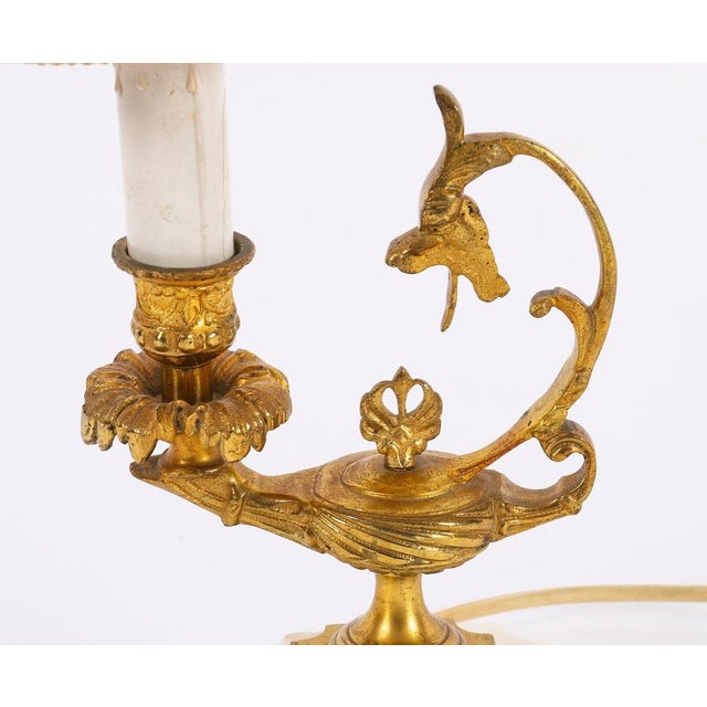 Antique 20th Century Classical Ormolu Aladdin Table Lamp For Sale - Image 9 of 16