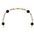 1990s Vintage 18k Gold Tassel Necklace Quartz Black Onyx Diamond - 30 Inches For Sale - Image 5 of 10