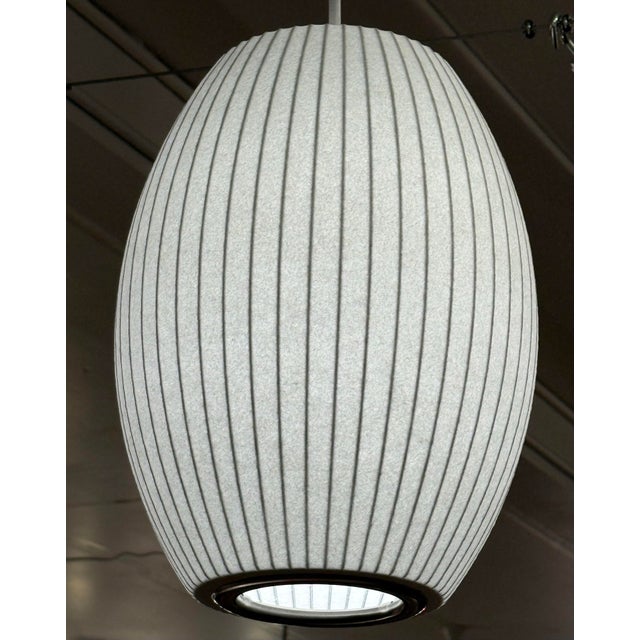 2020s George Nelson for Herman Miller Nelson Cigar Bubble Pendant Light For Sale - Image 5 of 12
