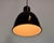 Vintage Industrial Black Enamel Ceiling Lamp, 1950s For Sale - Image 10 of 15