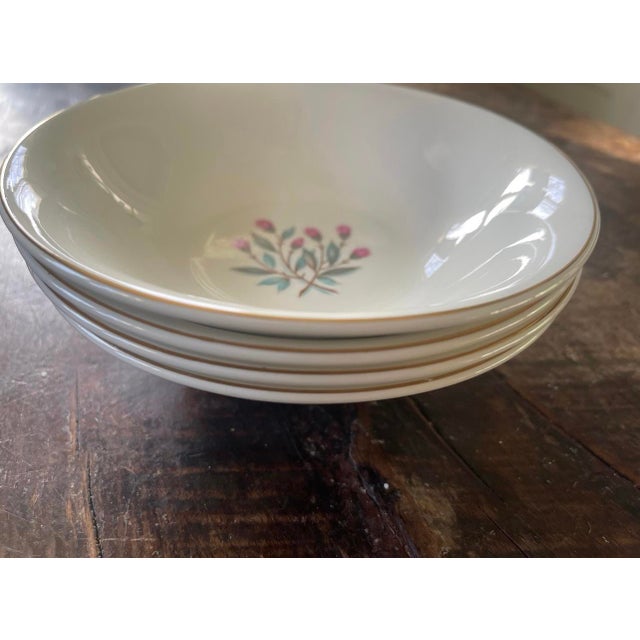 1960s 1960s Set of Four (4) Pink Hope by Wedgwood 6 7/8” Bowls For Sale - Image 5 of 7