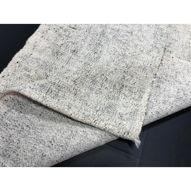 Textile Natural Turkish Handwoven Organic Kilim Runner Rug For Sale - Image 7 of 11