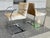 Metal Bauhaus Style Cantilevered Steel Chairs in Pony Skin - A Pair For Sale - Image 7 of 15