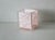 1960s Vintage Mid-Century Acrylic Lucite Pink Mother of Pearl/Marble Effect Rectangular Wastebasket For Sale - Image 5 of 13