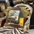 Art Nouveau Mirror in Gilt Brass and Leather after Gabriel Viardot, France, 1930s For Sale - Image 3 of 18