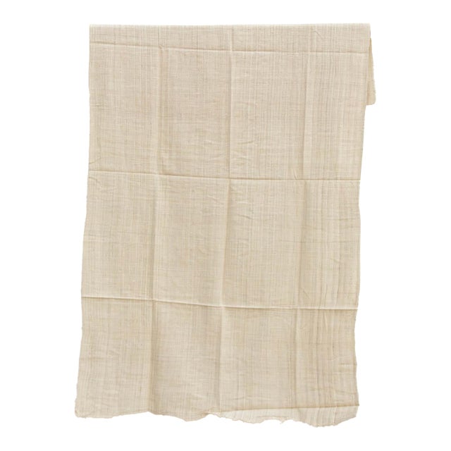 Organic Peace Silk Throw, Wheat Field Stripes For Sale