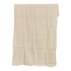 Organic Peace Silk Throw, Wheat Field Stripes