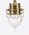 Antique Edwardian Brass & Cut Crystal Ceiling Lights, 1900, Set of 2 For Sale - Image 10 of 16