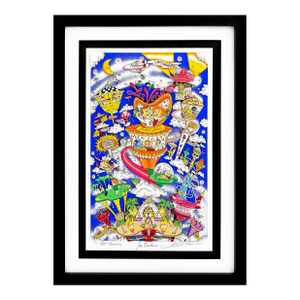 Charles Fazzino, Jetsons Take Las Venus, 3d Mixed Media, Signed by Fazzino, Hanna and Barbera, 1994