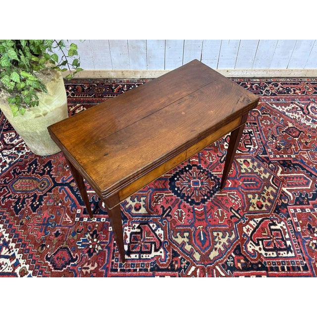19th Century Games Table in Mahogany and Walnut For Sale - Image 9 of 18