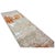 21st Century Indian Modern Wool & Silk 3x9 Grey, Rust, & Slate Runner Rug #1144152 For Sale In Houston - Image 6 of 11