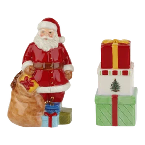 Spode Christmas Tree Santa Salt and Pepper Gift Boxed Set