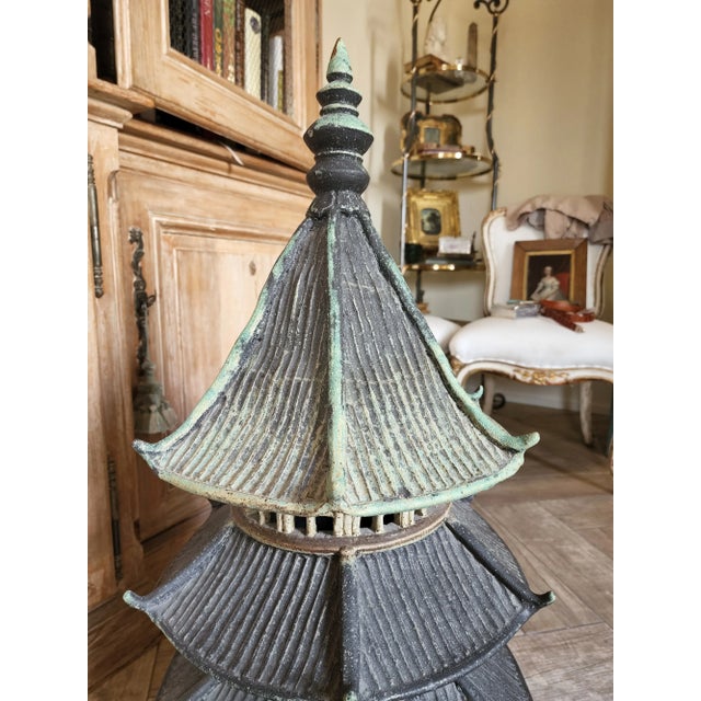 Vintage Stacking Stoneware Pagoda For Sale - Image 12 of 13
