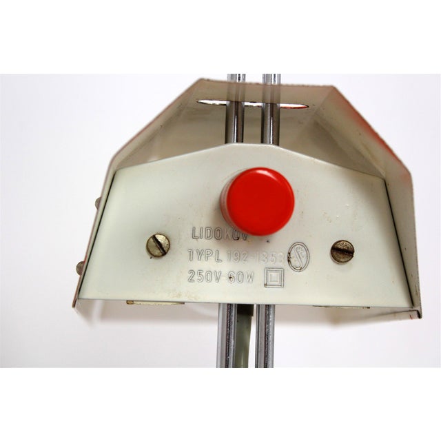 Red Table Lamp by Josef Hurka for Lidokov, 1970s For Sale - Image 14 of 17