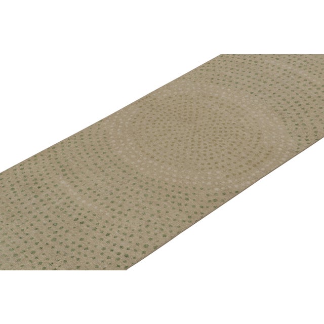 This 3x22 abstract runner represents a new line in Rug & Kilim's Homage Collection called the "Dots" design. Hand-knotted...